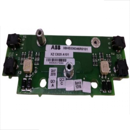 ABB 3BHE036346R0101 XZ C825 A101 Card